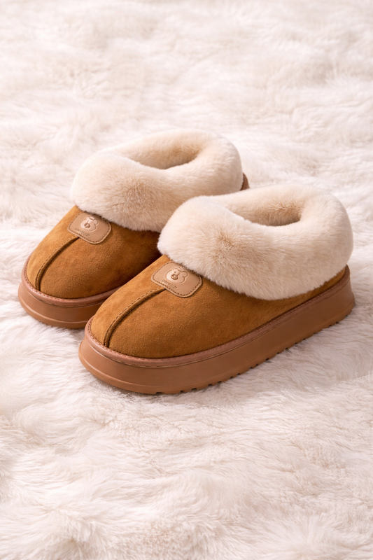 Vanilla Latte Slippers